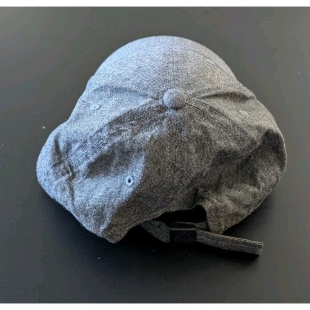 Adidas Hat Cap Strap Back Grey Mens Adjustable Climalite - Picture 3 of 8